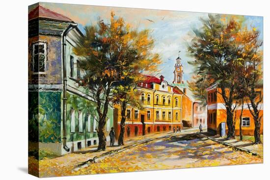 Ancient Vitebsk In The Autumn-balaikin2009-Stretched Canvas