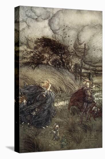 And Now They Never Meet in Grove or Green, by Fountain Clear or Spangled Starlight Sheen-Arthur Rackham-Premier Image Canvas