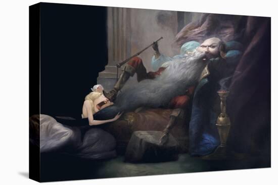 And She Beg Him to Leave Her Alive, from 'Bluebeard' by Charles Perrault (1628-1703)-Daniel Cacouault-Premier Image Canvas