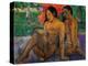 And the Gold of Their Bodies-Paul Gauguin-Stretched Canvas
