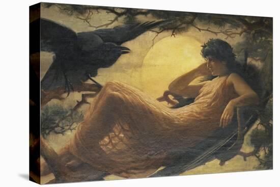 And the Night Raven Sings, Bosom'd High in the Tufted Trees, Where Perhaps Some Beauty Lies-John Scott-Premier Image Canvas