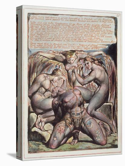 And There Was Heard...', Plate 25 from 'Jerusalem', 1804-20-William Blake-Premier Image Canvas