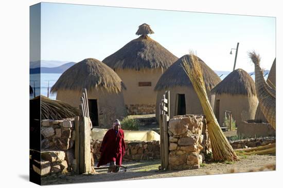 Andean Eco-Village Inca Utama, Lake Titicaca, Huatajata, Bolivia-Kymri Wilt-Premier Image Canvas