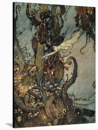 Andersen: Little Mermaid-Edmund Dulac-Premier Image Canvas