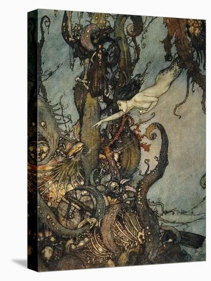 Andersen: Little Mermaid-Edmund Dulac-Premier Image Canvas