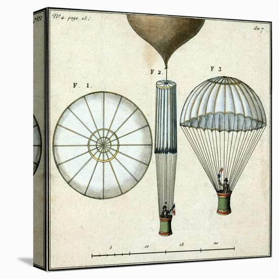 André-Jacques Garnerin's Parachute, 1797-Science Source-Premier Image Canvas