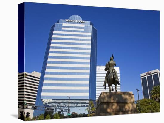 Andrew Jackson Statue, Jacksonville, Florida, United States of America, North America-Richard Cummins-Premier Image Canvas