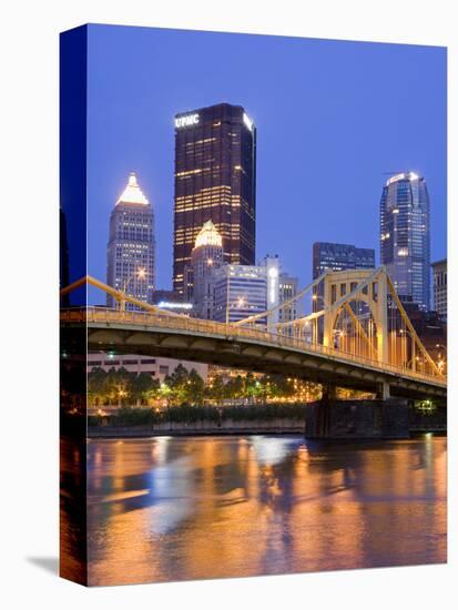 Andy Warhol Bridge (7th Street Bridge) over the Allegheny River, Pittsburgh, Pennsylvania, United S-Richard Cummins-Premier Image Canvas