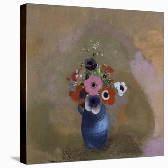 Anémones dans un vase bleu-Odilon Redon-Premier Image Canvas