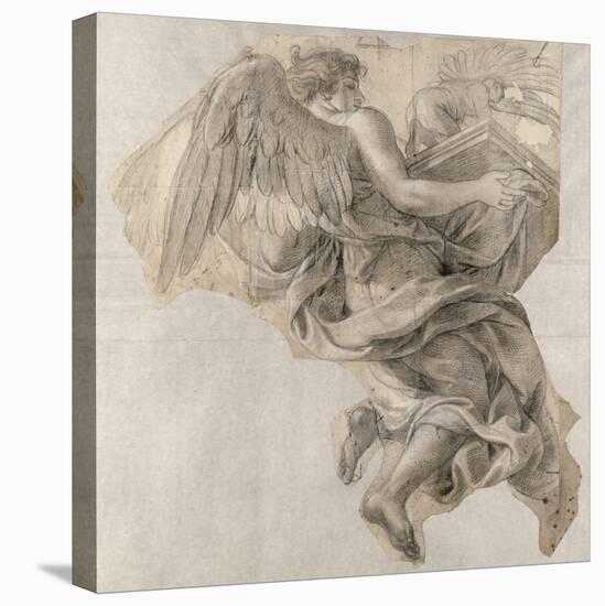 Ange emportant l'Arche d'alliance-Charles Le Brun-Premier Image Canvas