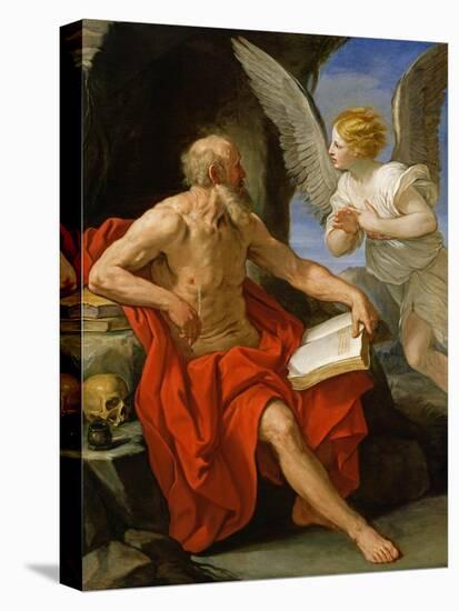 Angel Appearing to St. Jerome, c.1640-Guido Reni-Premier Image Canvas