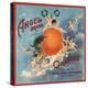 Angel Brand - California - Citrus Crate Label-Lantern Press-Stretched Canvas