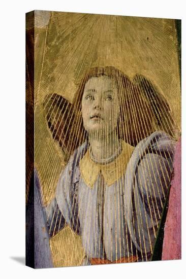 Angel, from the "Coronation of the Virgin," circa 1488-90 (Detail)-Sandro Botticelli-Premier Image Canvas