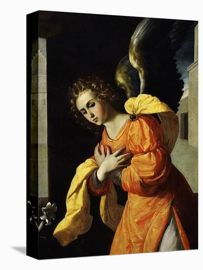 Angel Gabriel, from the Annunciation, 1638-39 (Detail)-Francisco de Zurbarán-Premier Image Canvas