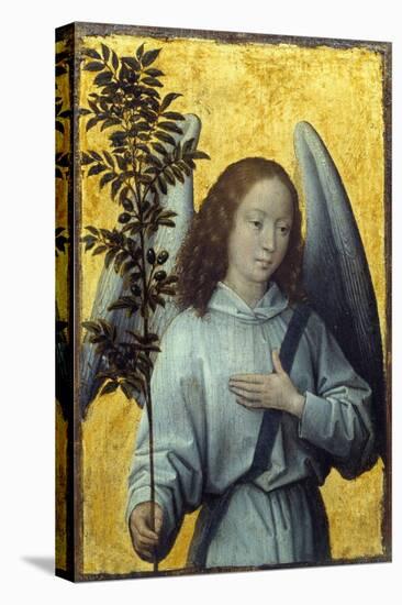 Angel Holding an Olive Branch by Hans Memling-null-Premier Image Canvas