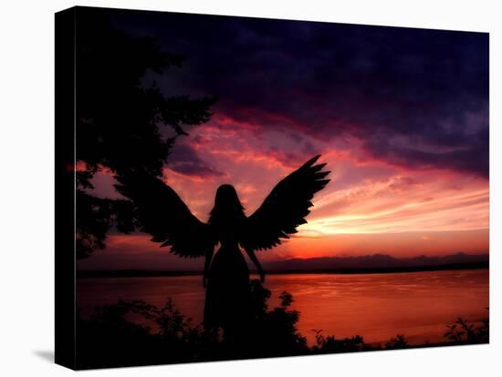 Angelic-Julie Fain-Stretched Canvas