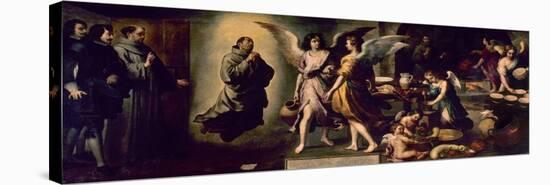 Angels' Kitchen, 1646, Spanish School-Bartolome Esteban Murillo-Premier Image Canvas