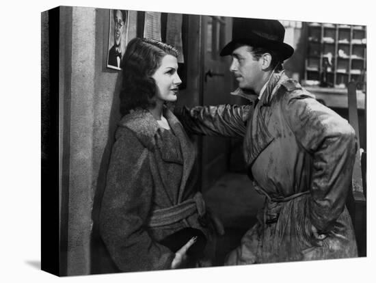 ANGELS OVER BROADWAY, 1940 directed by BEN HECHT AND LEE GARMES Rita Hayworth and Douglas Fairbanks-null-Stretched Canvas