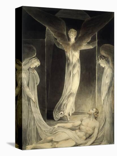 Angels Rolling away the Stone from the Sepulchre-William Blake-Premier Image Canvas