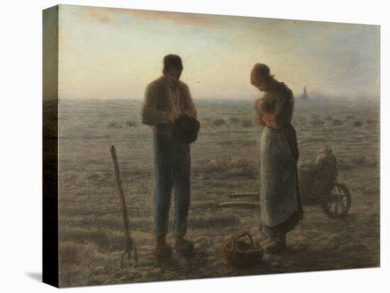 Angelus-Jean-François Millet-Premier Image Canvas