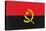 Angola Flag Design with Wood Patterning - Flags of the World Series-Philippe Hugonnard-Stretched Canvas