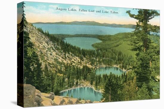 Angora Lakes, Lake Tahoe-null-Stretched Canvas