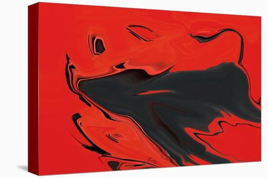 Angry Bull-Rabi Khan-Stretched Canvas