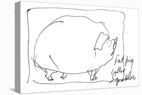 Animal Farm, p16 Chapt 2, 1995 (drawing)-Ralph Steadman-Premier Image Canvas