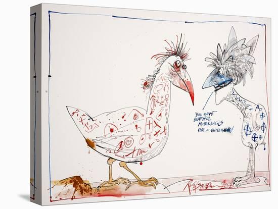 Animals (Birds) Additions 6, 2002 (drawing)-Ralph Steadman-Premier Image Canvas