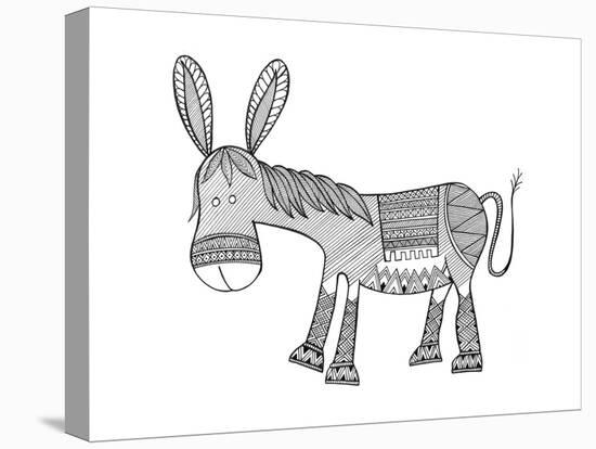 Animals Donkey-Neeti Goswami-Stretched Canvas