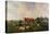 Animals Grazing in a Meadow-Hendrikus van de Sende Baachyssun-Premier Image Canvas