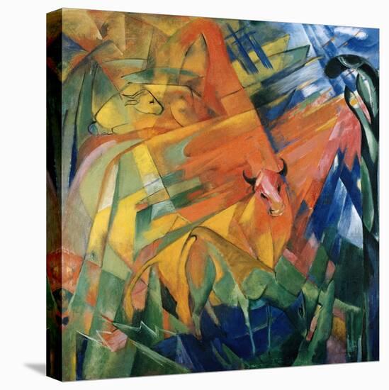 Animals in a Landscape-Franz Marc-Premier Image Canvas