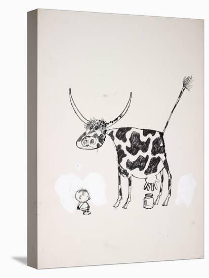 ANIMALS (SHEEP) REDO (drawing)-Ralph Steadman-Premier Image Canvas