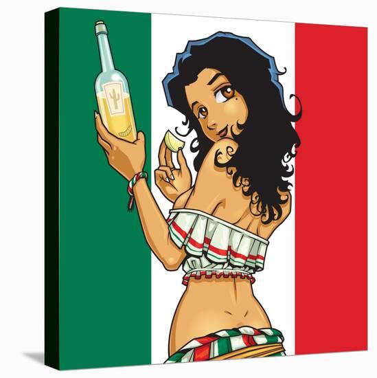 Anime Tequila Girl-Harry Briggs-Premier Image Canvas