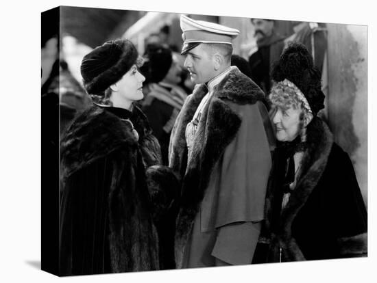 Anna Karenina by Clarence Brown, based on a novel by Leo Tolstoi, with Greta Garbo, Fredric March, -null-Stretched Canvas