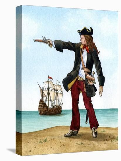 Anne Bonny, C1698, Irish Pirate-Karen Humpage-Premier Image Canvas