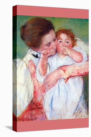 Anne Klein, from the Mother Embraces-Mary Cassatt-Stretched Canvas