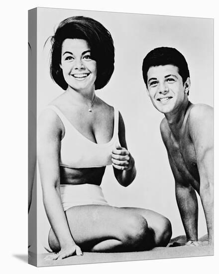 Annette Funicello & Frankie Avalon-null-Stretched Canvas