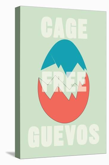 Annimo Cage Free Guevos-null-Stretched Canvas
