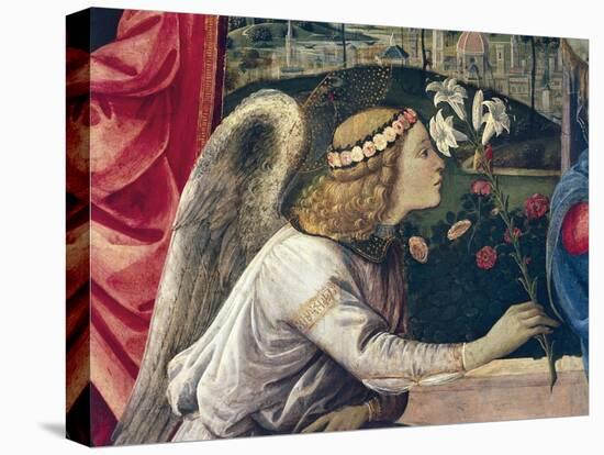 Annunciation and Saints-Filippino Lippi-Premier Image Canvas