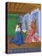 Annunciation of The Virgin Marys approaching death. Ms. fr.71, around 1445.-Jean Fouquet-Premier Image Canvas