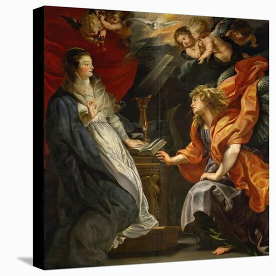 Annunciation to Saint Mary, 1609-Peter Paul Rubens-Premier Image Canvas