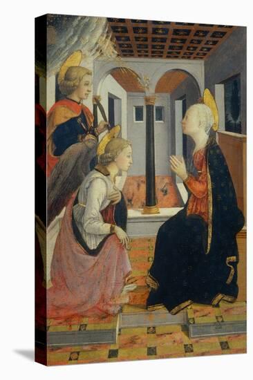 Annunciation with Saint Julian-Fra Filippo Lippi-Premier Image Canvas