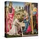 Annunciation with St. Joseph and St. John the Baptist, C.1485 (Tempera on Panel)-Filippino Lippi-Premier Image Canvas