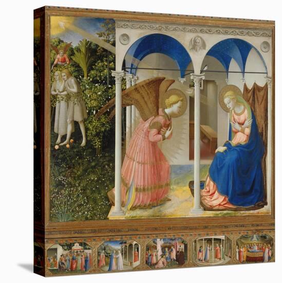 Annunciation-Angelico & Strozzi-Premier Image Canvas