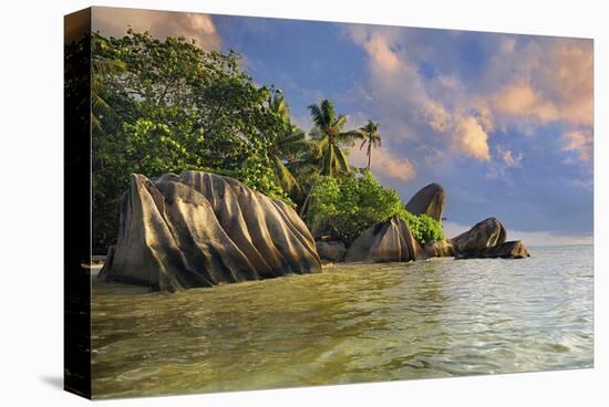 Anse Source d'Argent beach, La Digue island, Seychelles-null-Stretched Canvas