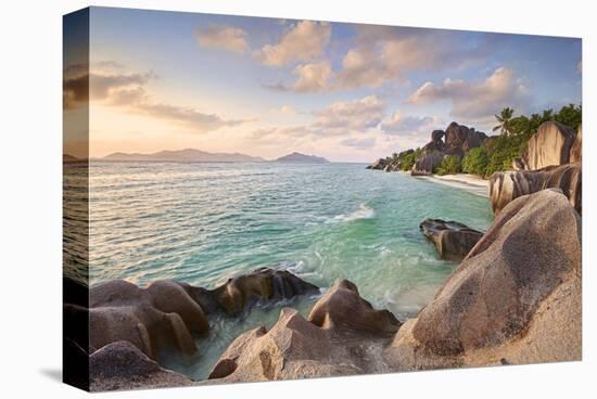 Anse Source d'Argent beach, La Digue Island, Seychelles-null-Stretched Canvas