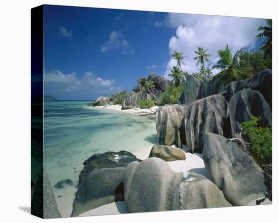 Anse Source d'Argent Beach, La Digue Island, Seychelles-null-Stretched Canvas