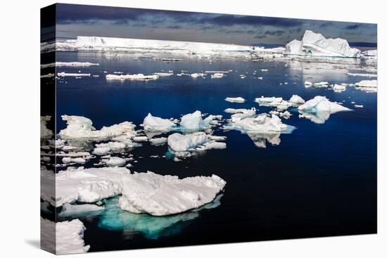 Antarctica, Antarctic Sound, calm waters, ice-George Theodore-Premier Image Canvas