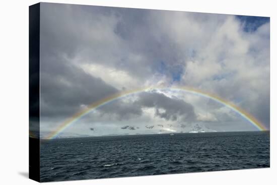 Antarctica, full rainbow, Gerlach Strait-George Theodore-Premier Image Canvas